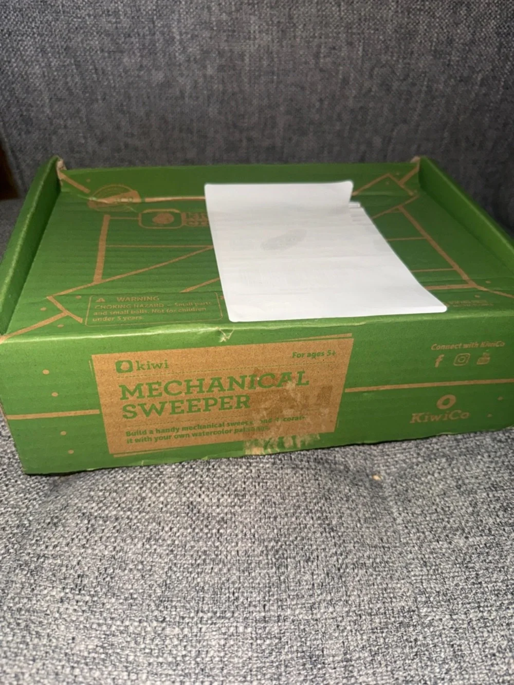 Kiwi co mechanical sweeper stem building set new open box